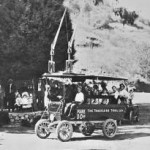 The first trolley coach in America: the Laurel Canyon Utilities Company, 1910 (Click to enlarge)
