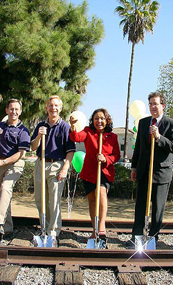 Whittier Greenway Trail groundbreaking