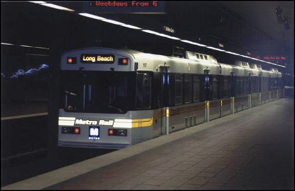 Blue Line train