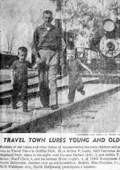 Art Leahy at Traveltown