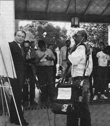 Metro Rail press conference, October 11, 1984