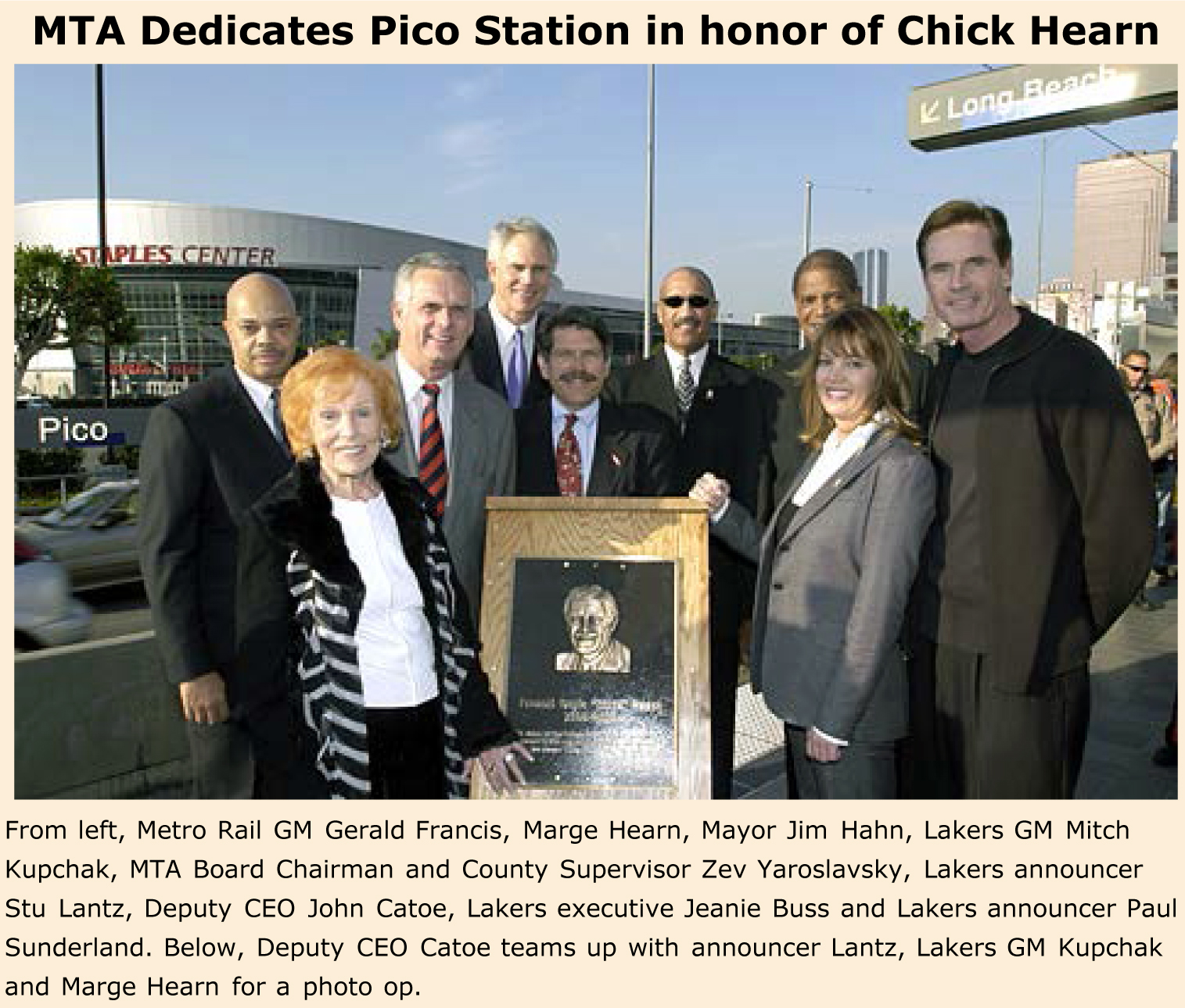 Lakers Honor Chick Hearn